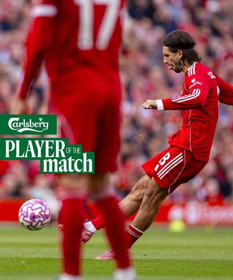 华体会下载-连场当选，索博当选与阿森纳一役利物浦队内最佳球员